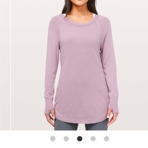 Lululemon Hello Aloe Pullover, Antionette/Figue, size 4